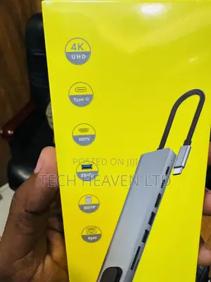 Type C Usb Hub 8 in 1 Adapter