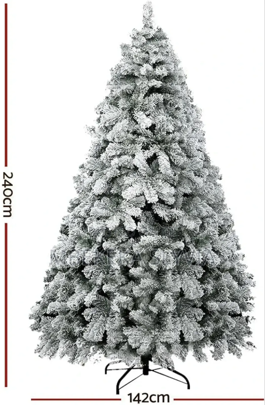 240cm/8ft Snow Christmas Tree/ Home Family Decor 2pkts Xmasballs Free