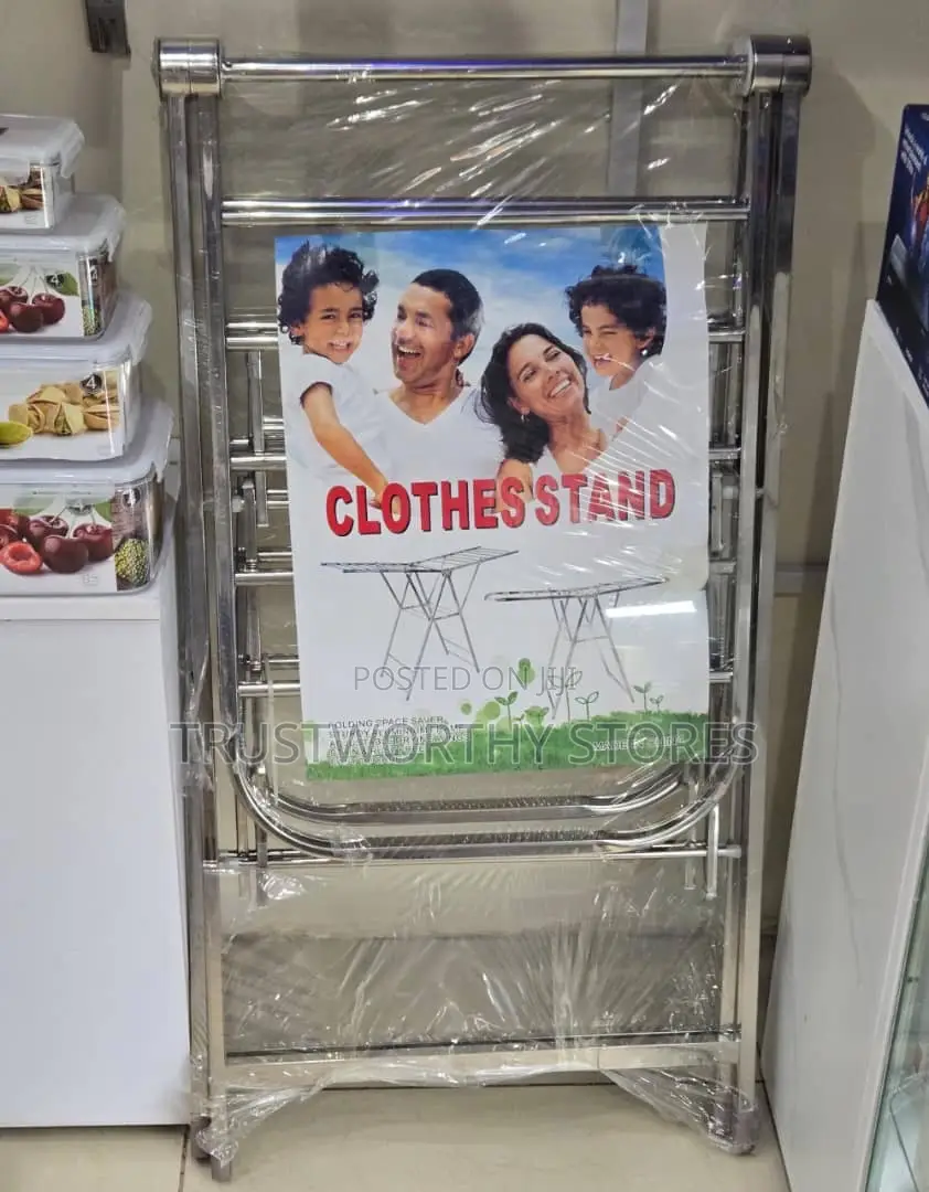 Metallic Cloth and Shoes Drying Rack - Strong Model
