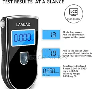 Professional Alcohol Tester With 5 Mouthpiece