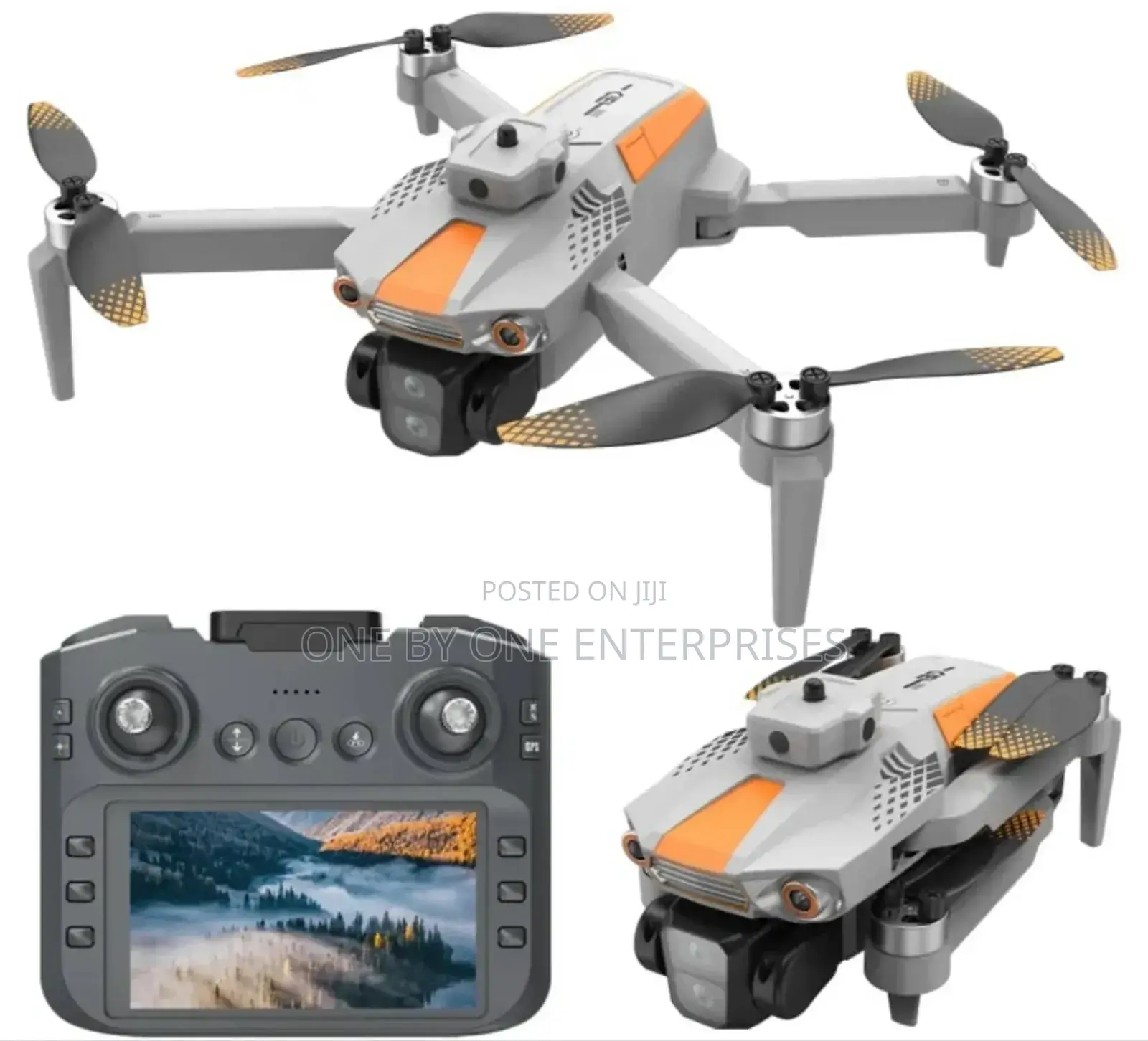 5g Wifi GPS Brushless Camera Drone With 4.5 Inch Screen Controller.