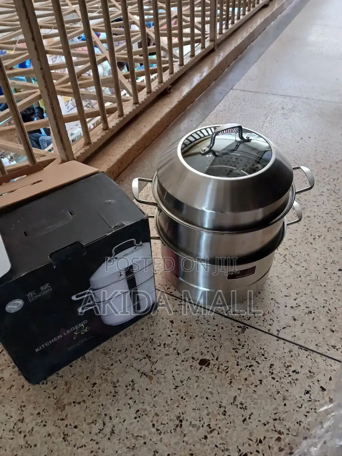 36cm Original 3-Tier Stainless Steel Steamer Pot(Non Electric)