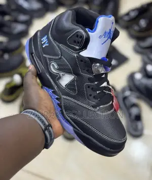 Nike Air Jordan 5 Retro X Awake Ny “Black/Racer Blue Sneakers