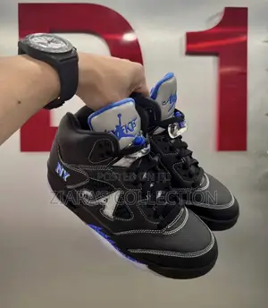 Nike Air Jordan 5 Retro X Awake Ny “Black/Racer Blue Sneakers