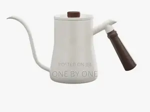 Steel Wooden Handle Coffee Pot Swan Neck Kettle Coffee Maker.