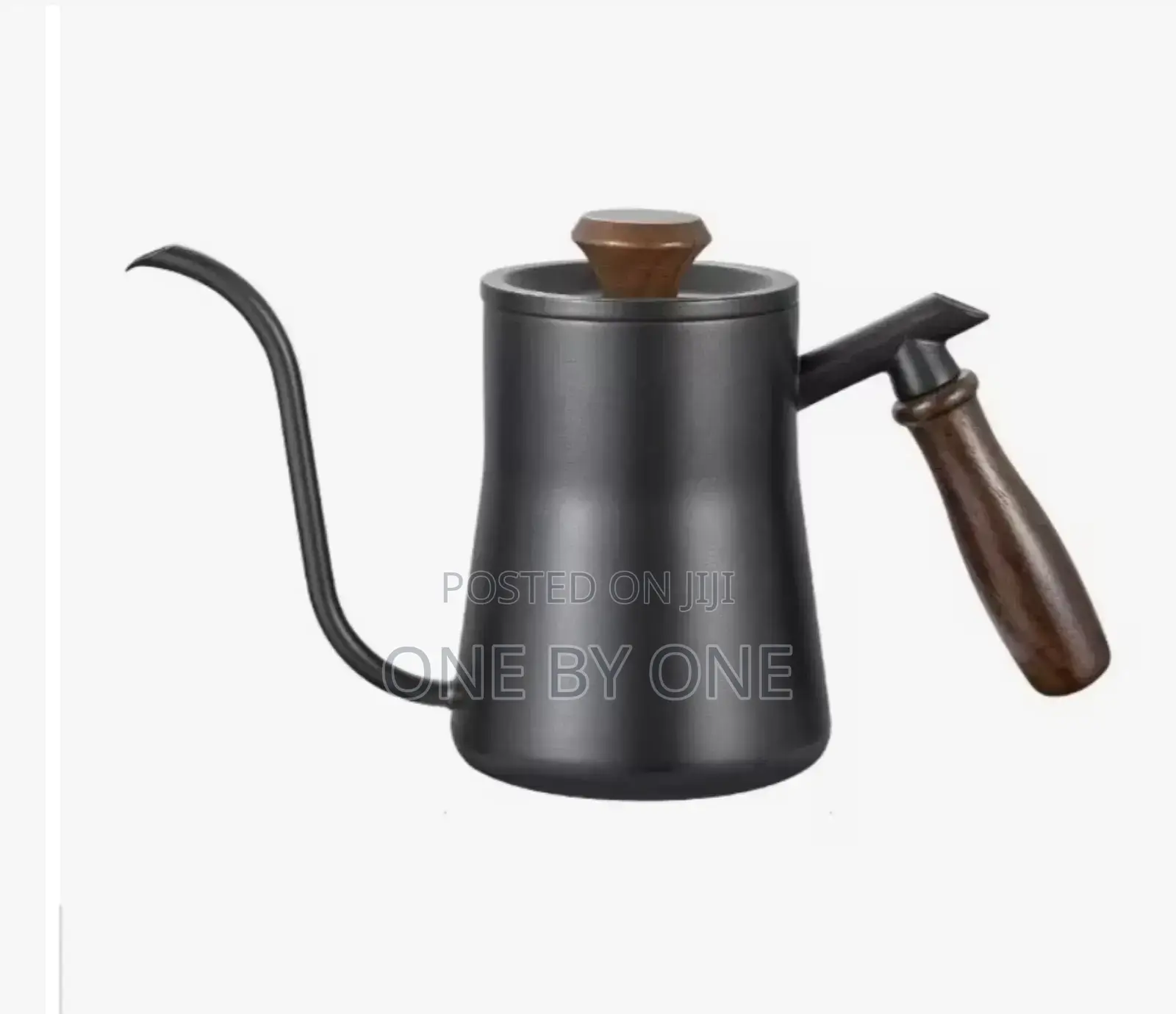 Steel Wooden Handle Coffee Pot Swan Neck Kettle Coffee Maker.