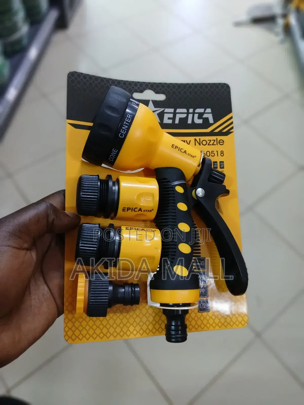 Epica Star Ep-6518 7adjustable Modes Spray Nozzle Kit With Connectors