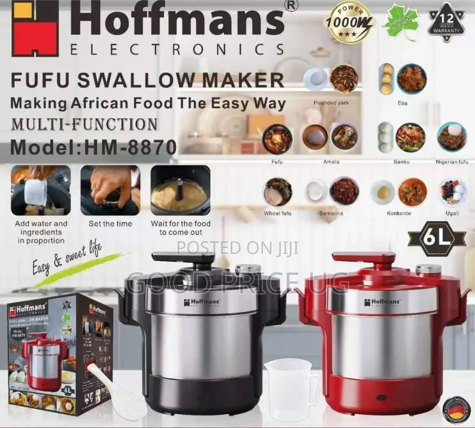 Fufu Swallow Posho Maker
