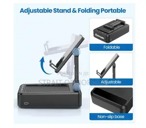 Phone Stand With Wireless Bluetooth Speaker .