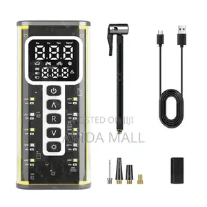 12v Portable Tire Inflator, Which Is a Compact,Air Compressor