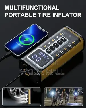 12v Portable Tire Inflator, Which Is a Compact,Air Compressor