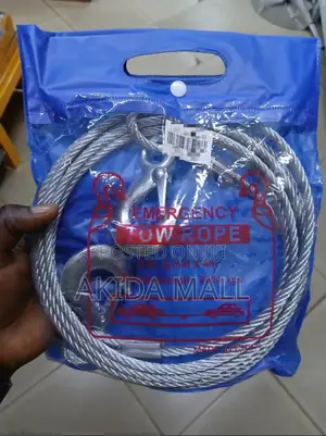 5mm By 4meters Emergency Steel Wire Tow Rope