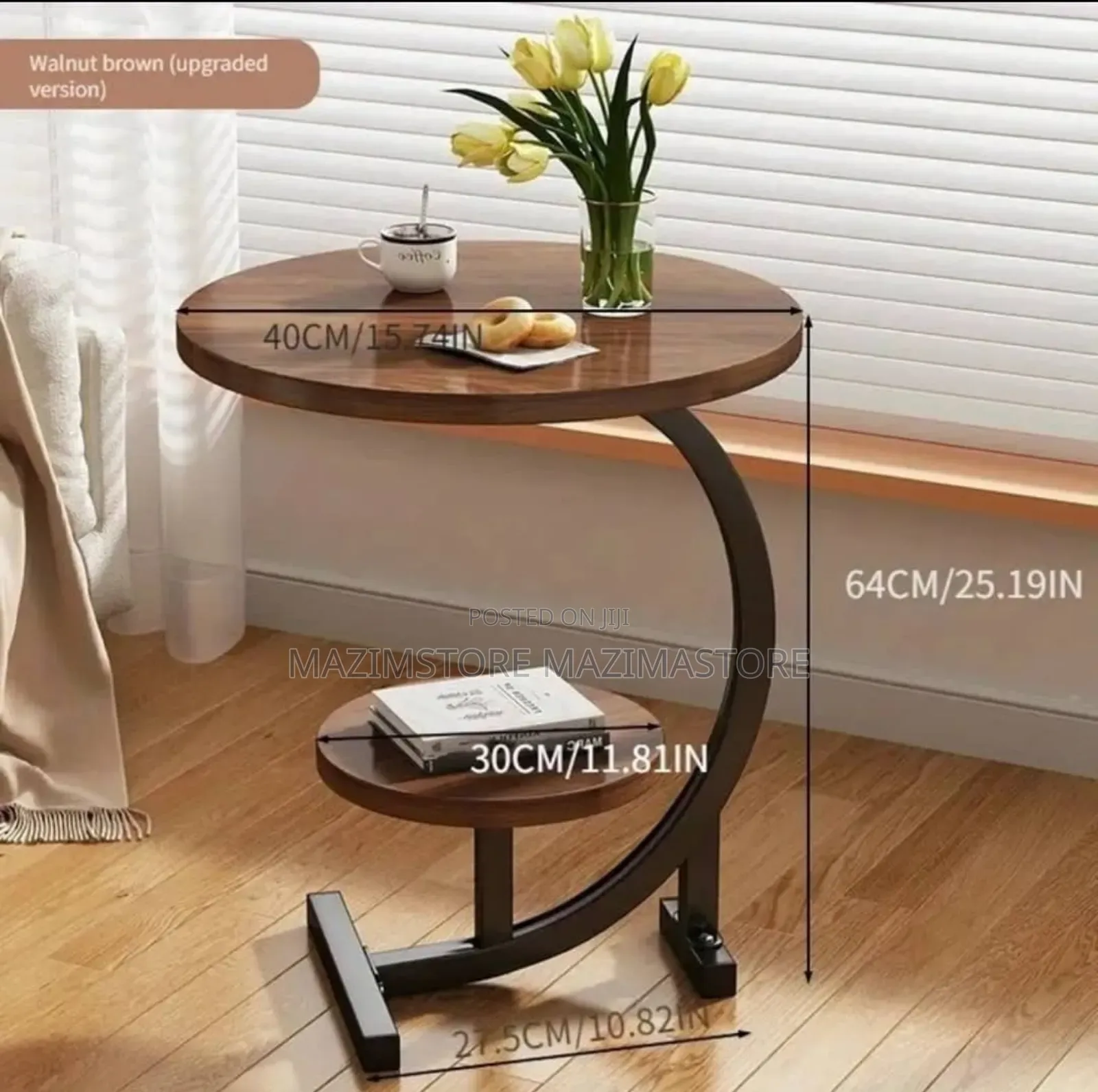 Modern Wooden Coffee Laptop Table – Multi-Purpose Side Table