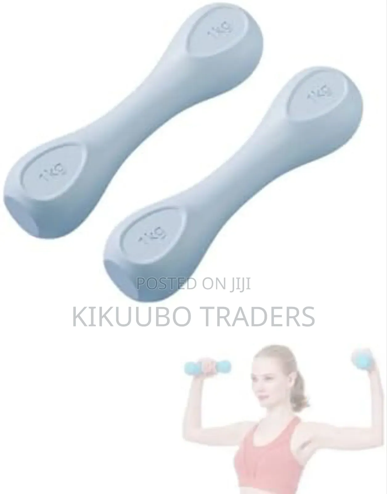 1kg Pair Neoprene Dumbells