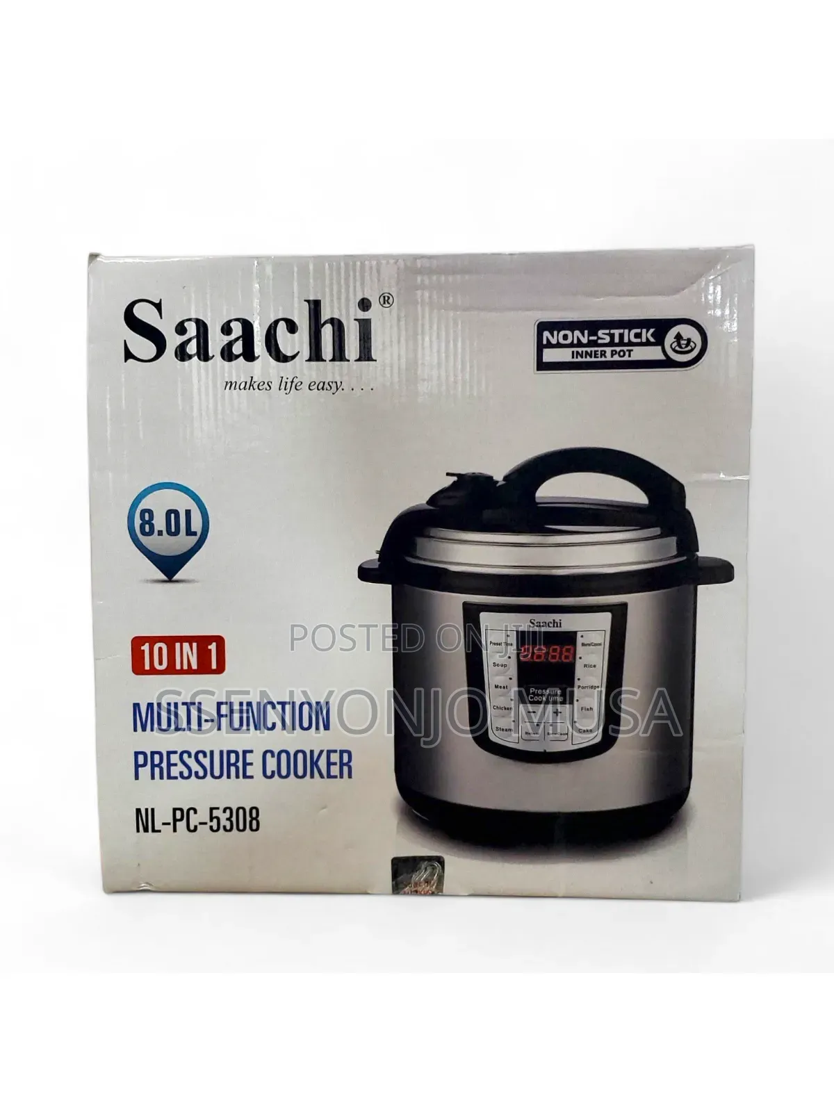 Saachi 8l 10-in-1 Multi-Function Pressure Cooker Nl-Pc-5308-