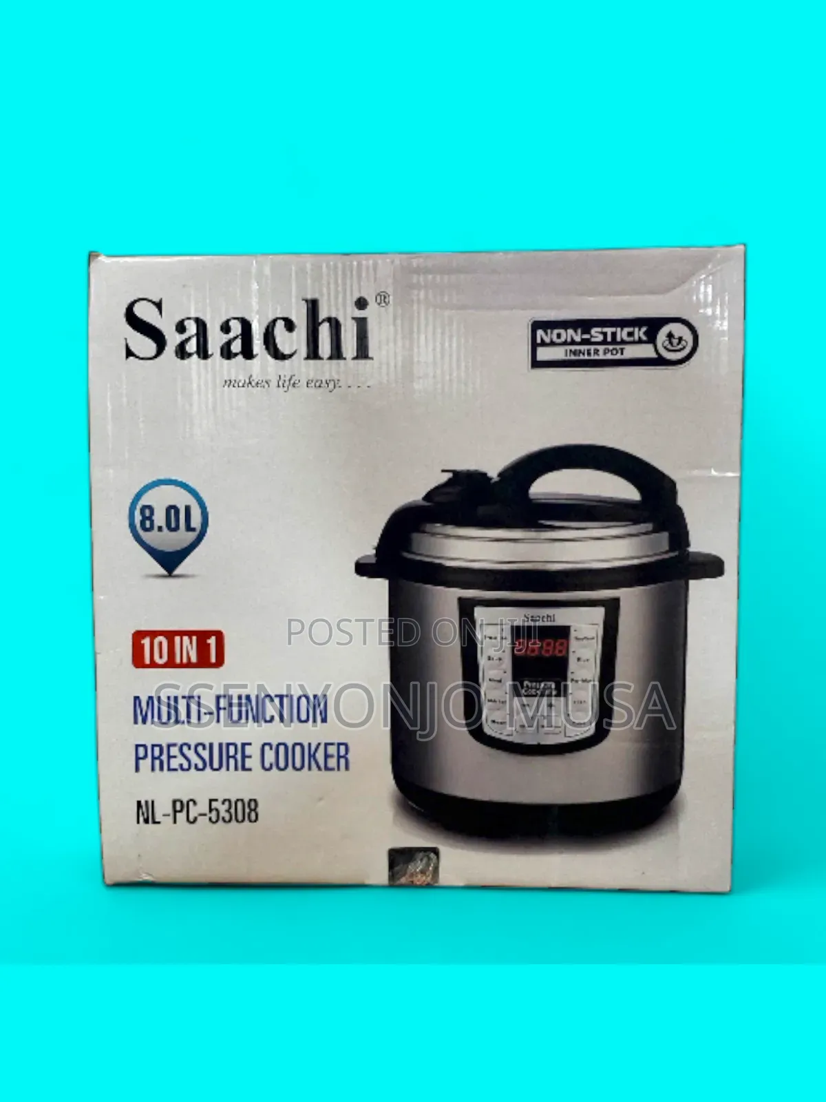 Saachi 8l 10-in-1 Multi-Function Pressure Cooker Nl-Pc-5308-