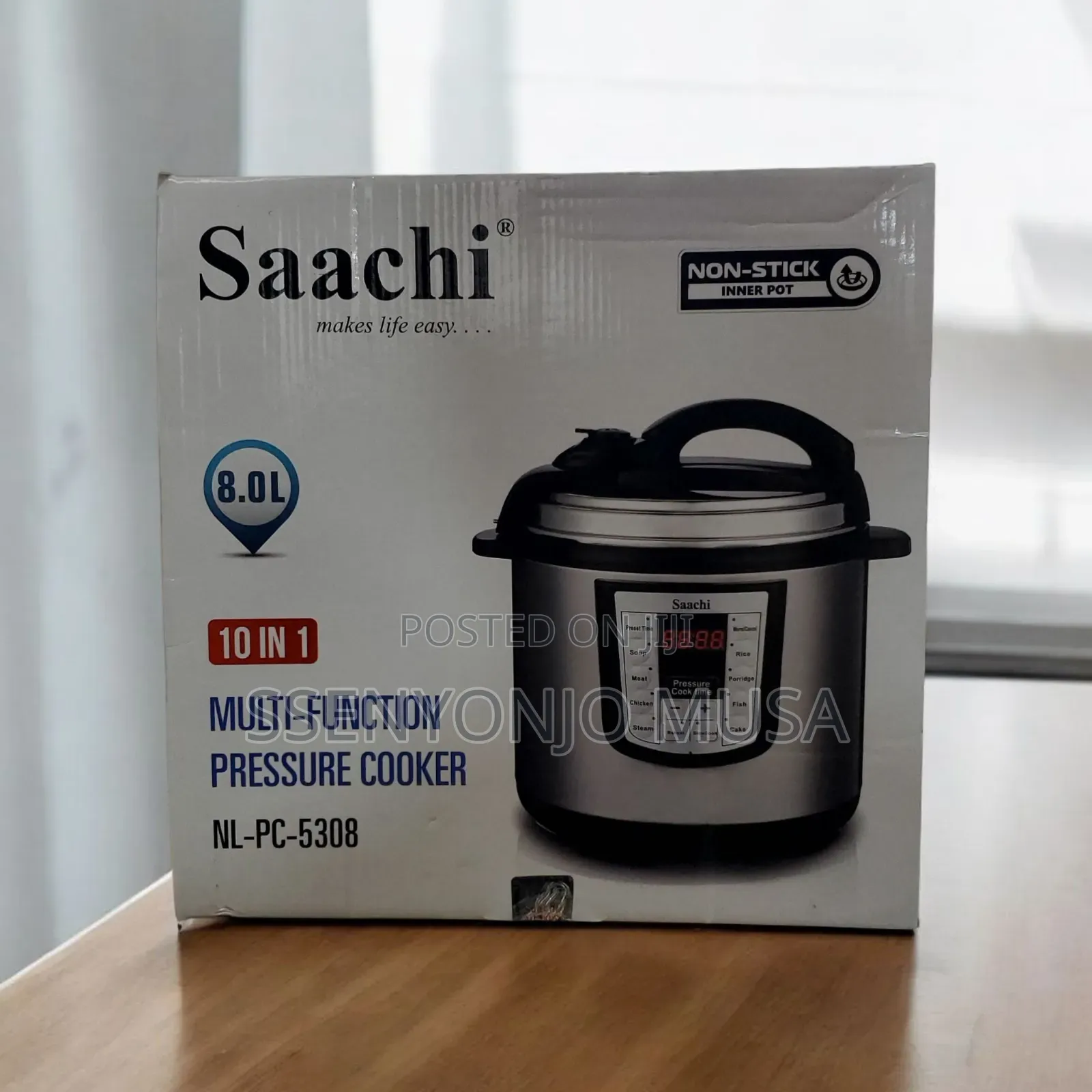 Saachi 8l 10-in-1 Multi-Function Pressure Cooker Nl-Pc-5308-