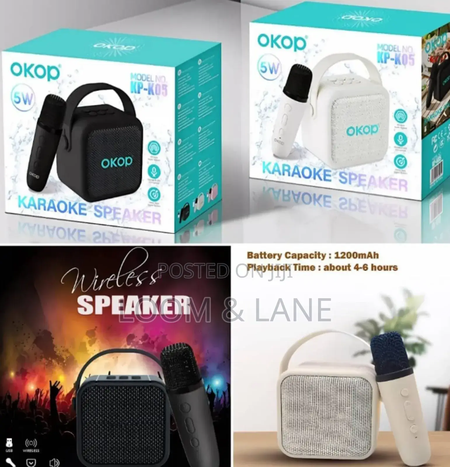 Okop Wireless Speaker- Kp 