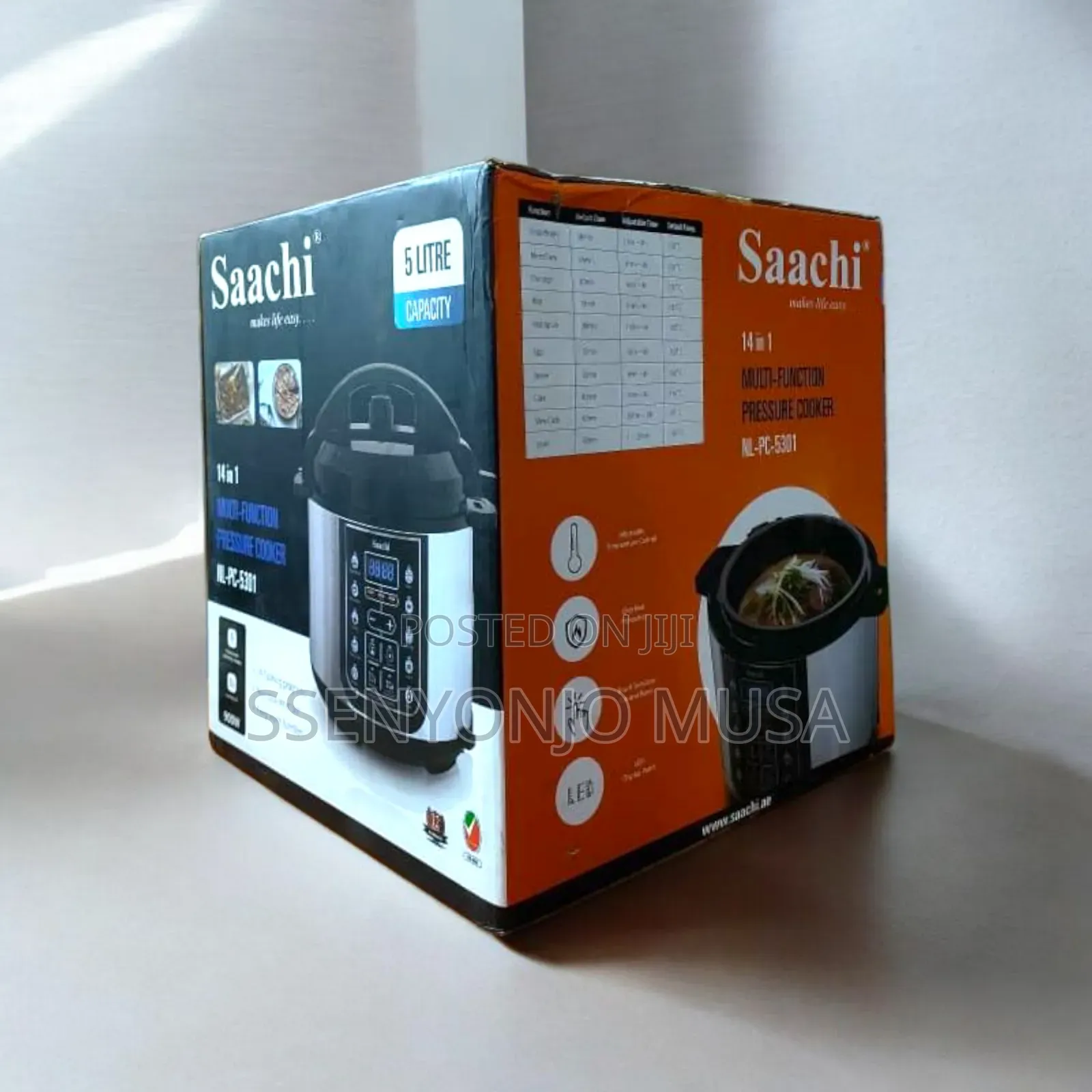 Saachi 14-in-1 Pressure Cooker - 5l, 900w, Nl-Pc-5301