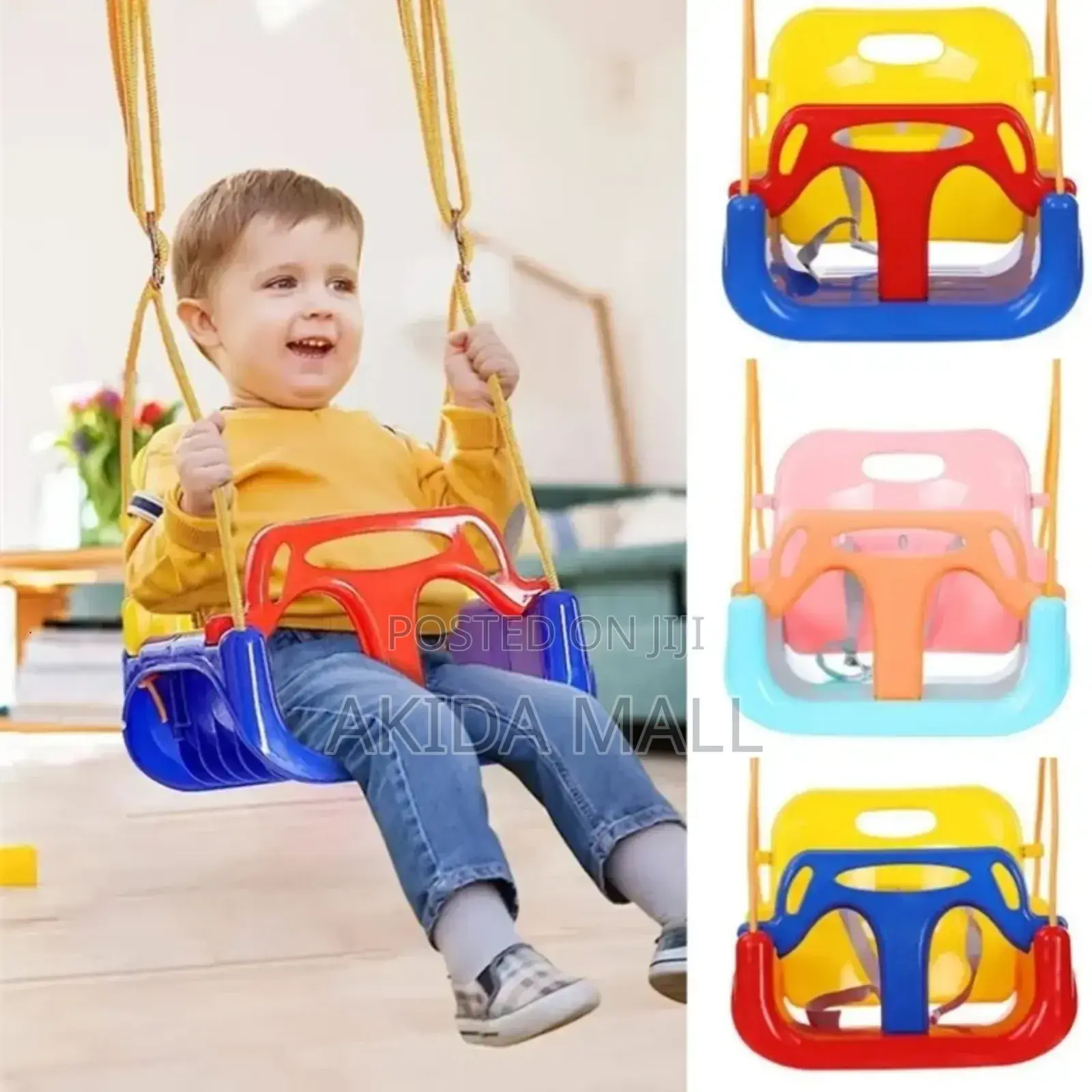 Safety Swing Indoor Adjustable Bucket Baby Swing Seat With Seat Belt