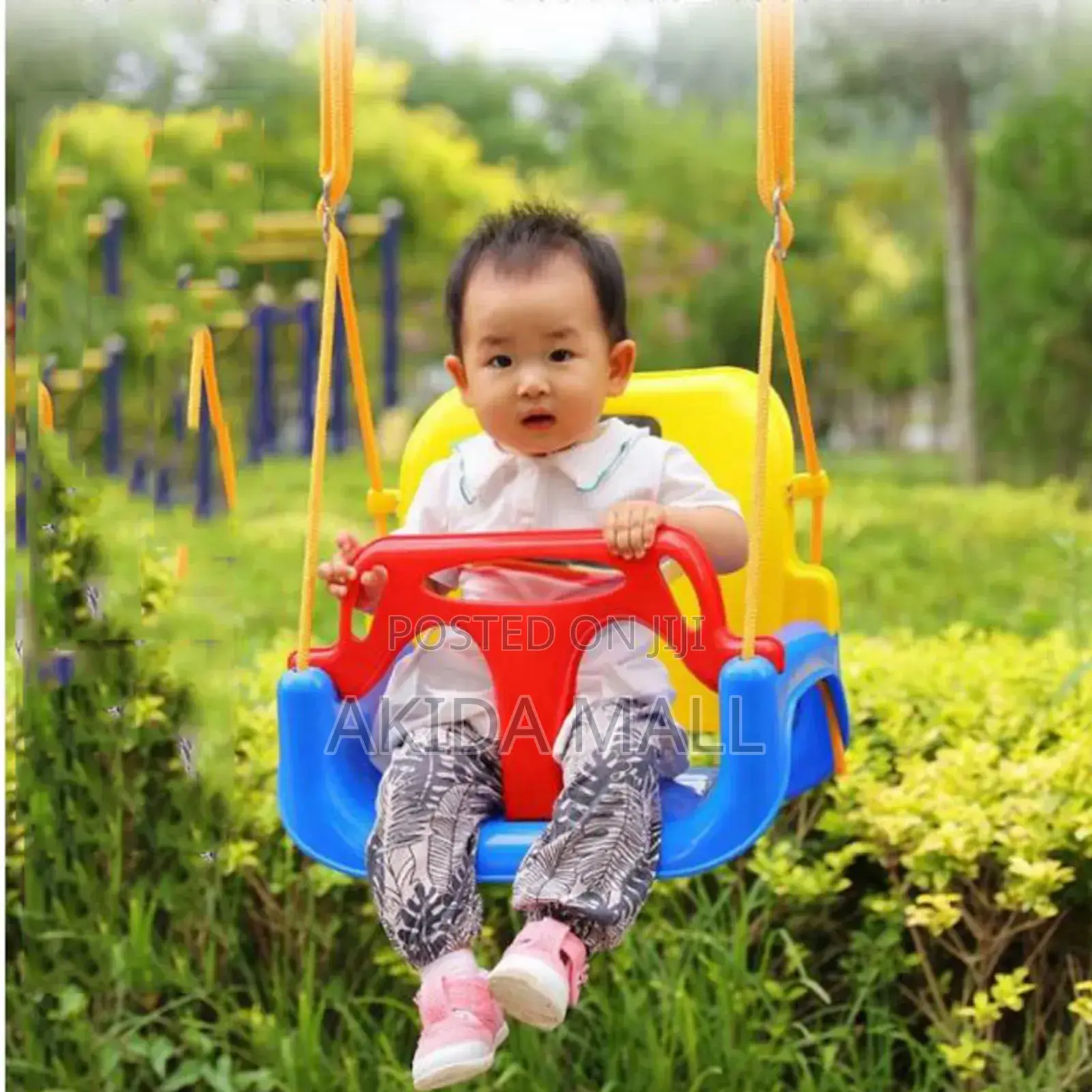 Safety Swing Indoor Adjustable Bucket Baby Swing Seat With Seat Belt