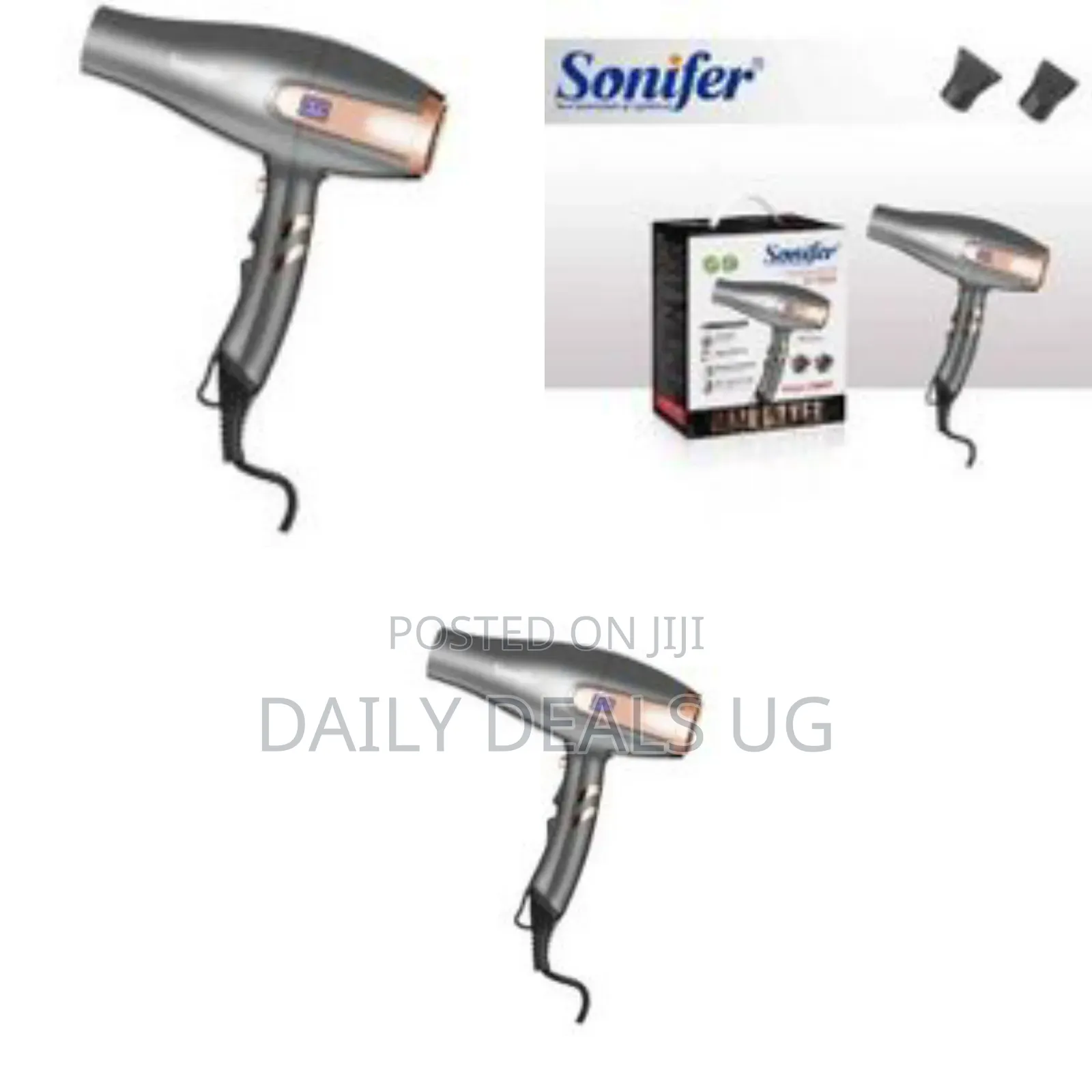 Sonifer 2000w Professional Hair Dryer With Adjustable Heat 2 Speed