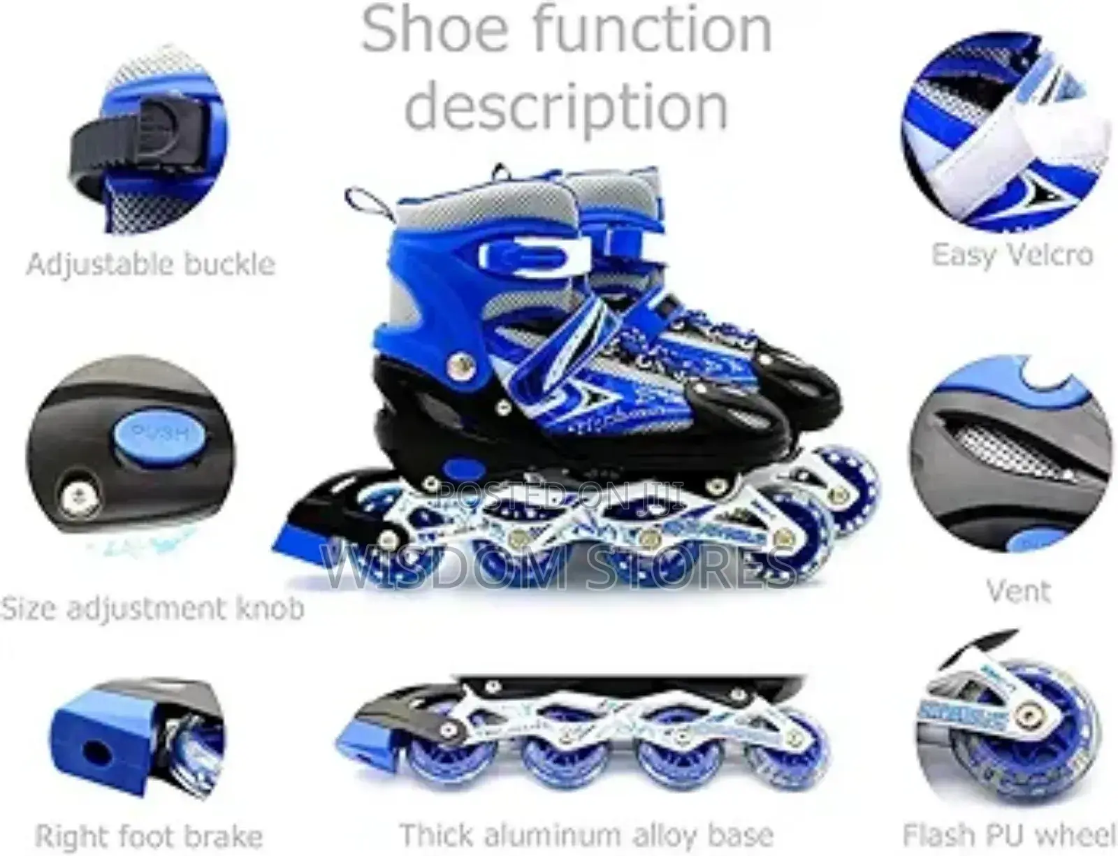 Adjustable Roller Skate Shoes