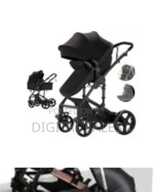 2 in 1 Baby Bassinet Stroller, Convertible Foldable Standard Stroller,