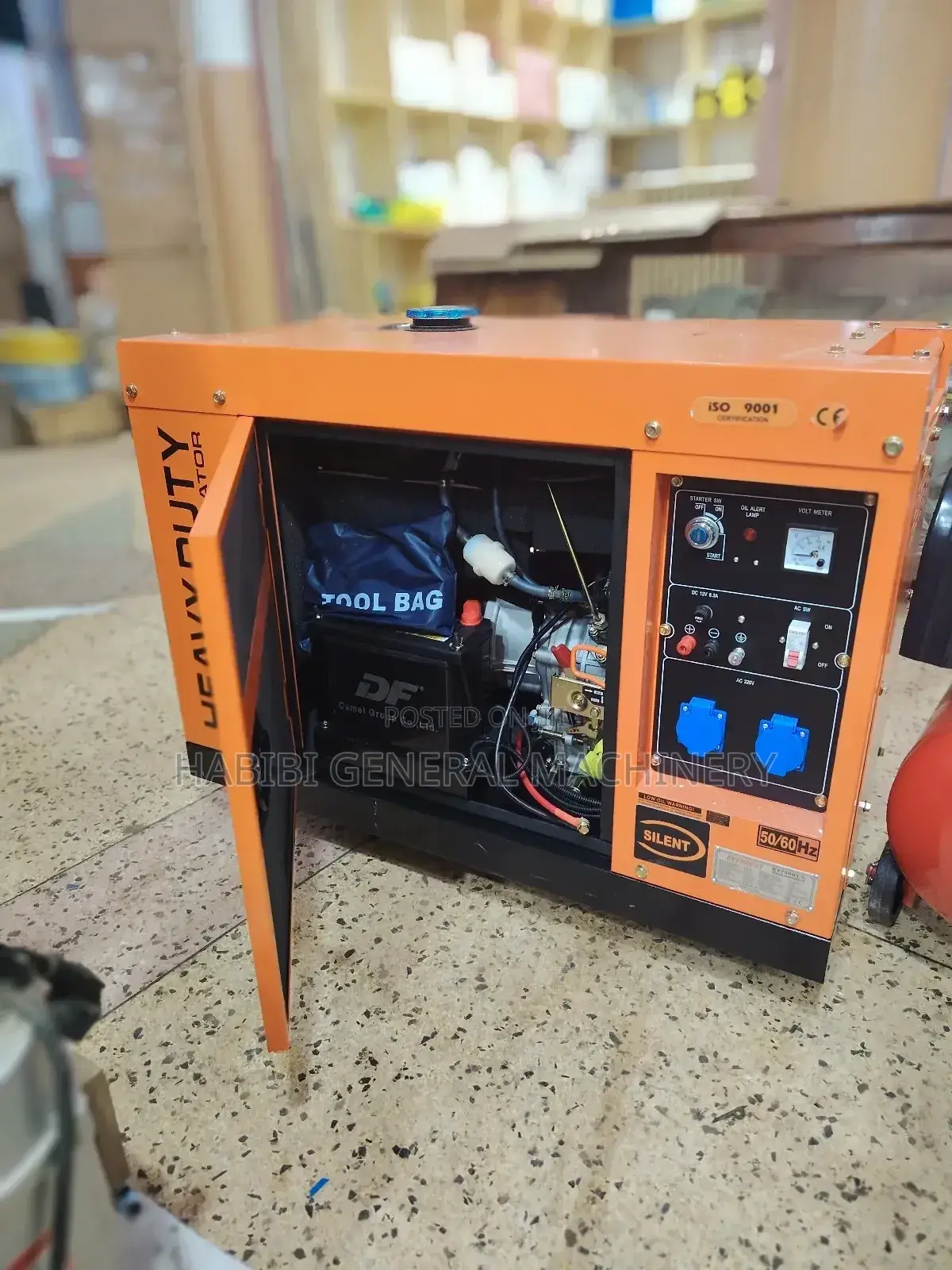 Diesel Everbest 7.5kva Generator (Orange)