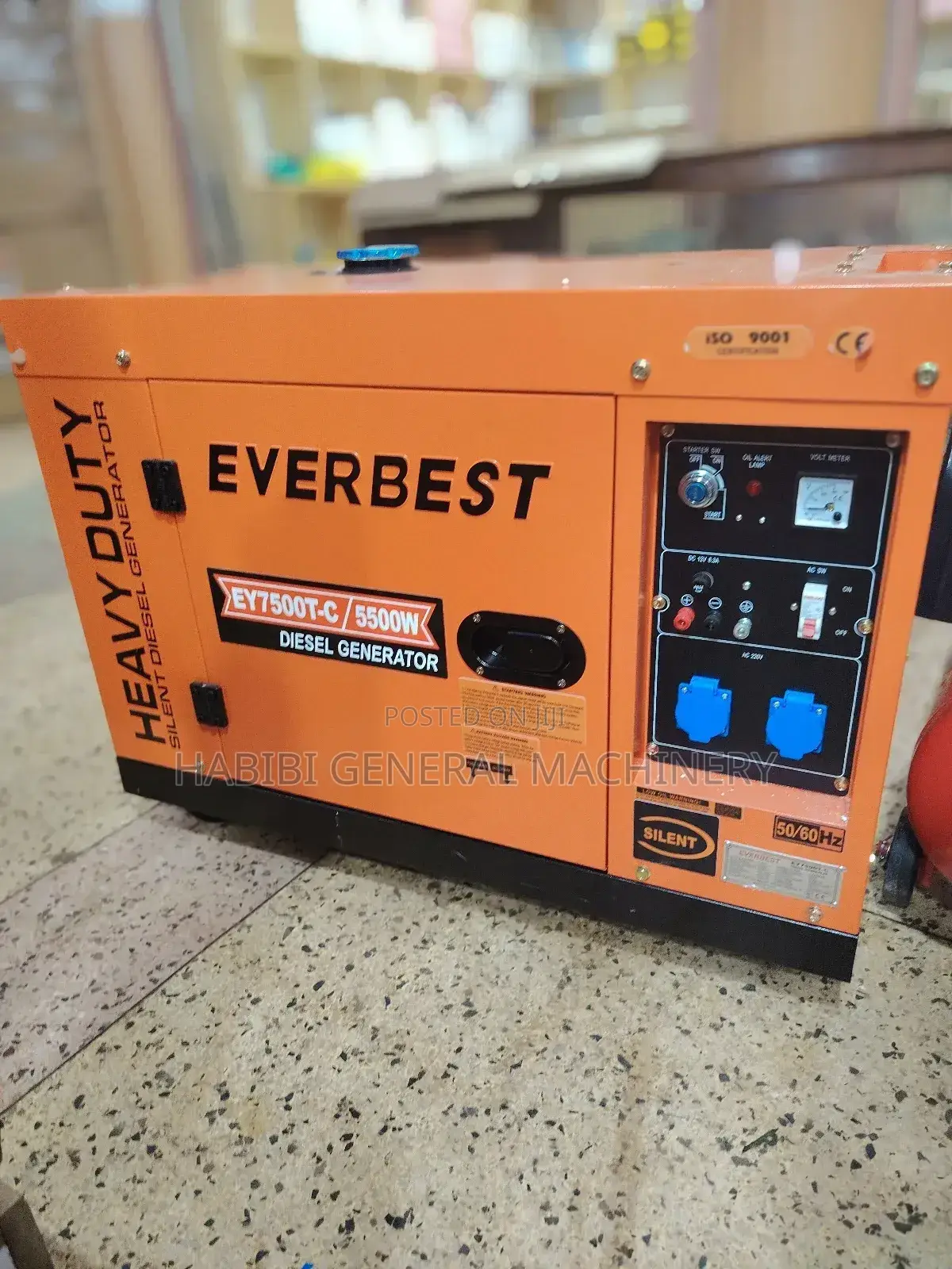 Diesel Everbest 7.5kva Generator (Orange)