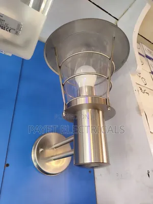 Metalic Silver Wall Light