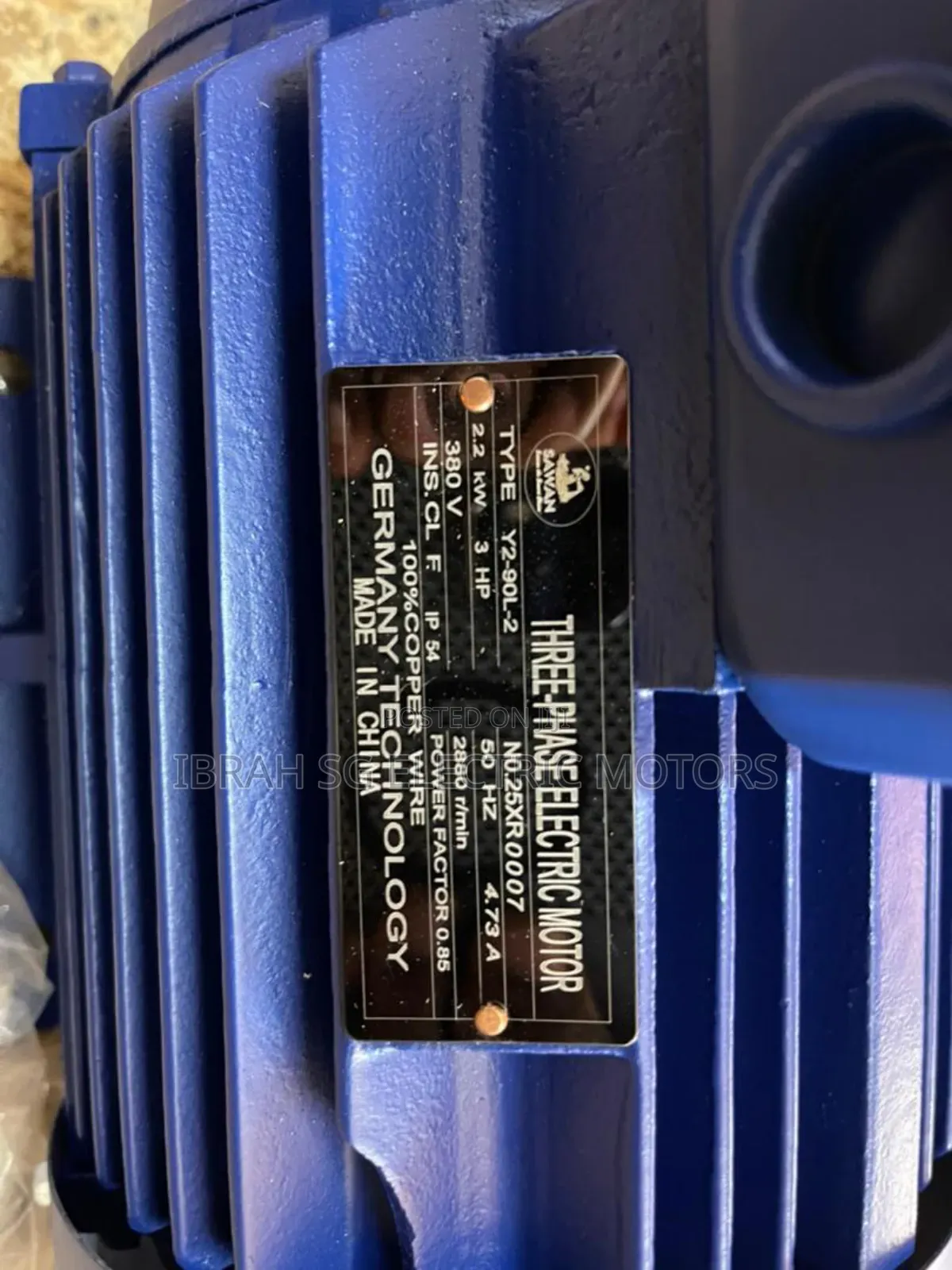Three Phase 3hp High Speed Motor Available