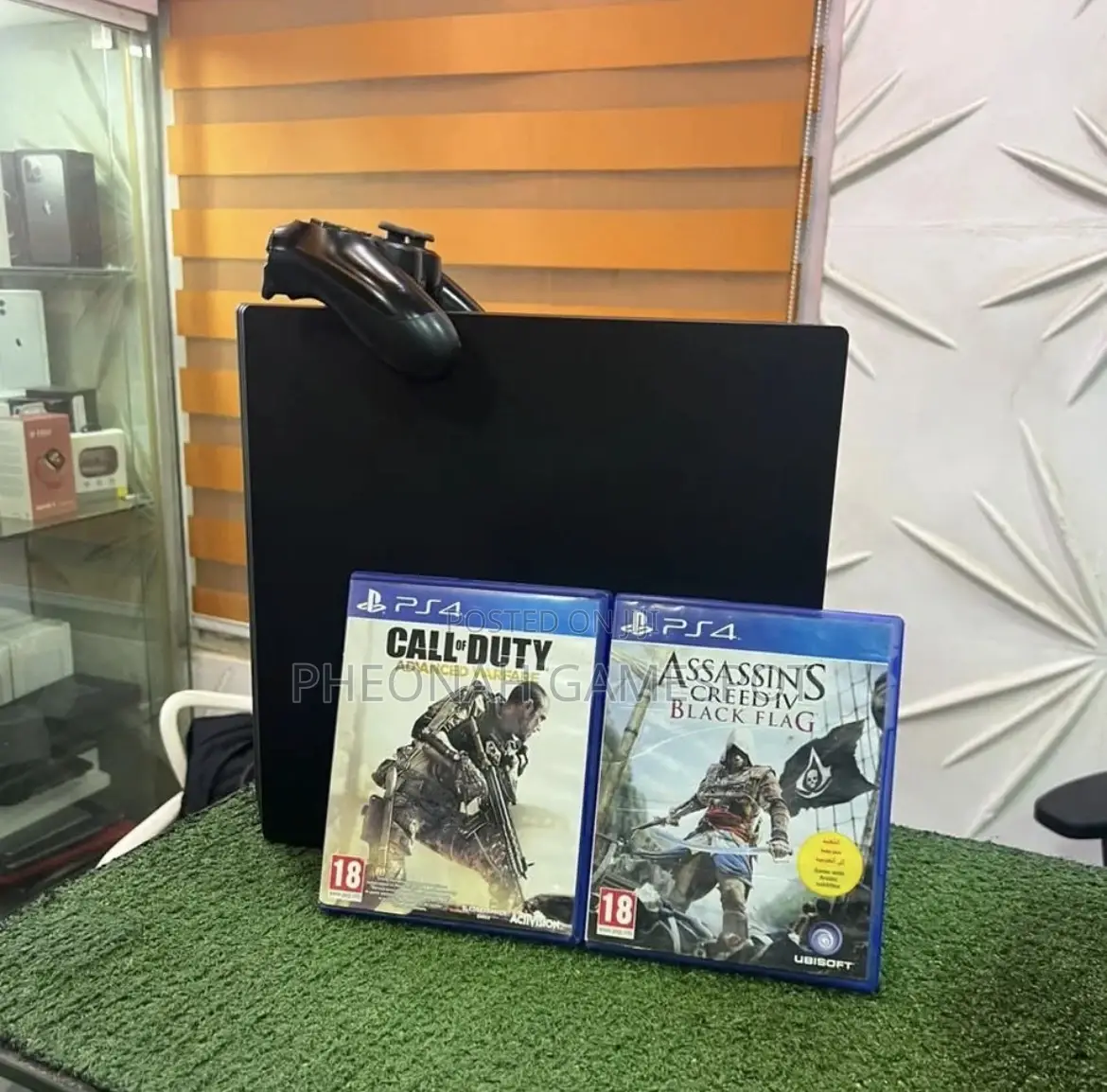 Playstation 4, 2 Controllers, 18 Fun Games Ready for Quick Action.