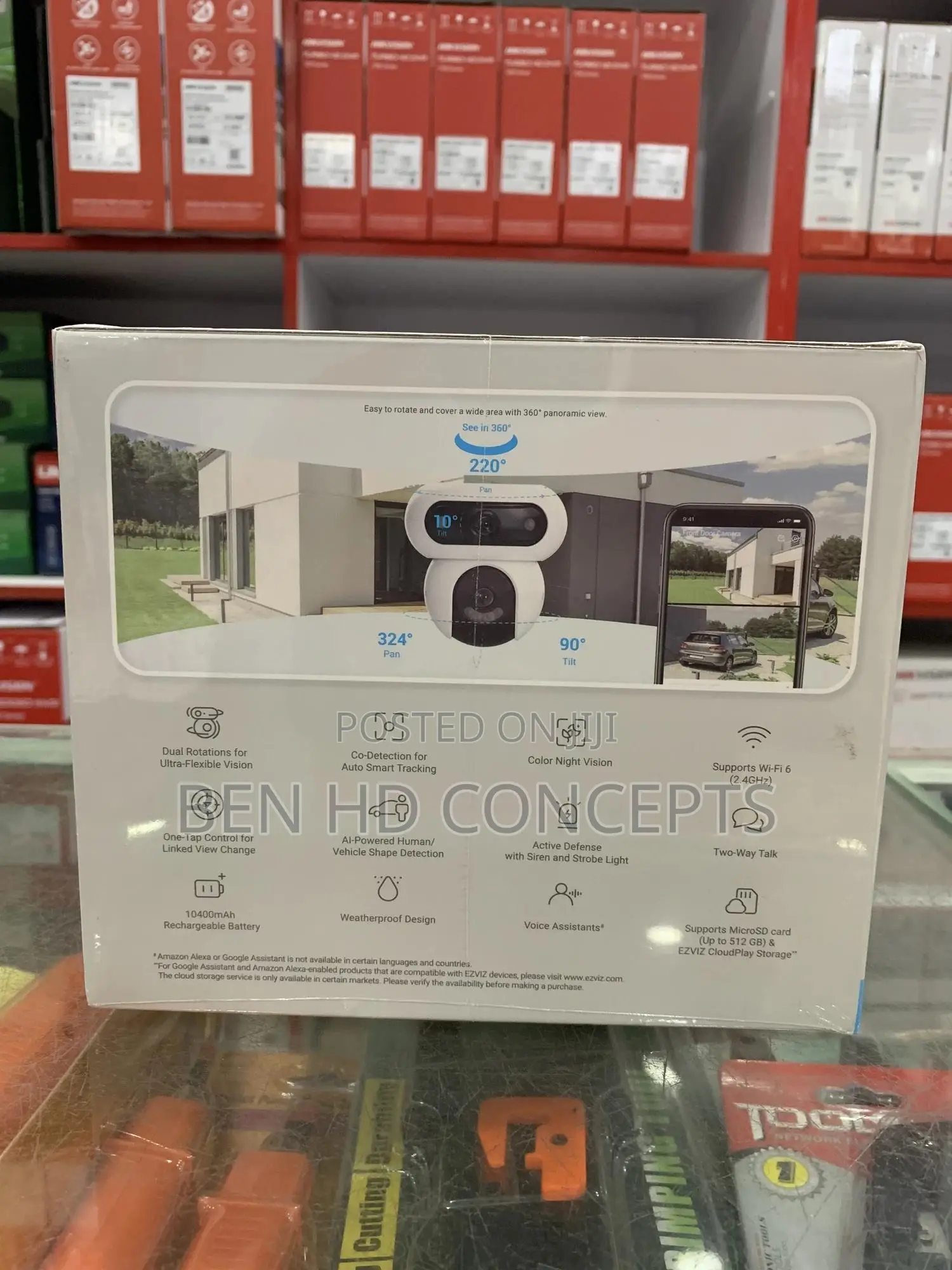 CCT Camera Ezviz Hb90 + Smart Home Solar Camera