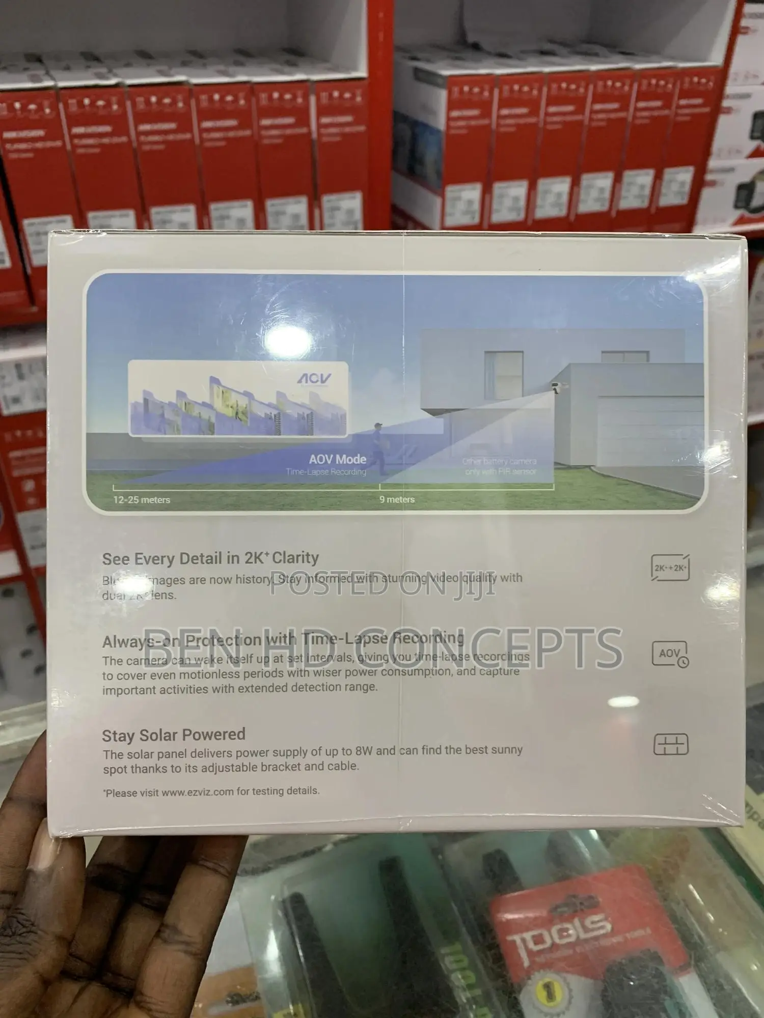 CCT Camera Ezviz Hb90 + Smart Home Solar Camera