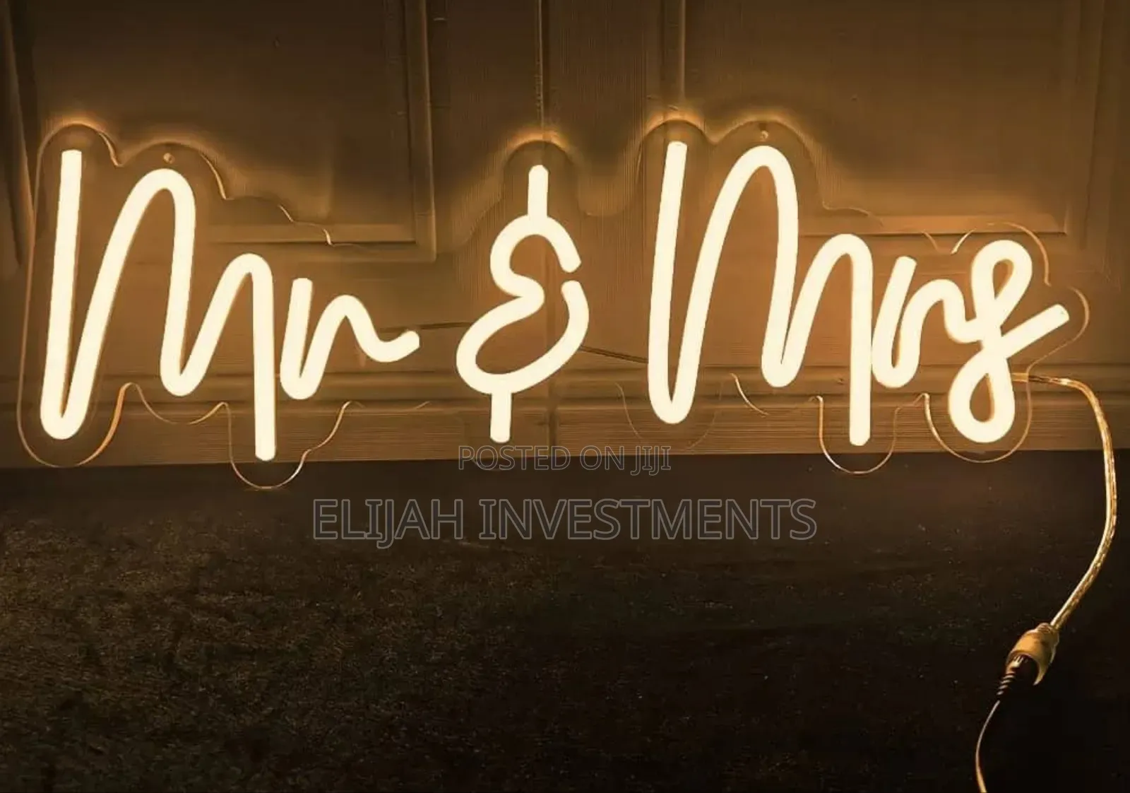 Mr Mrs Neon Sign