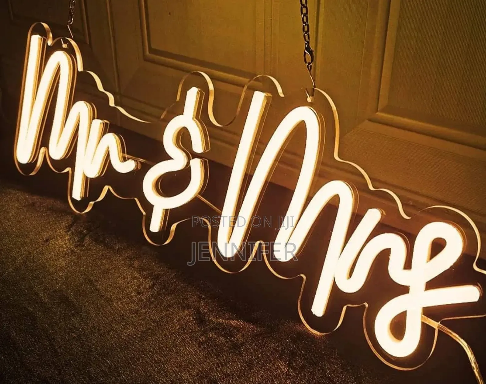 Mr Mrs Neon Sign