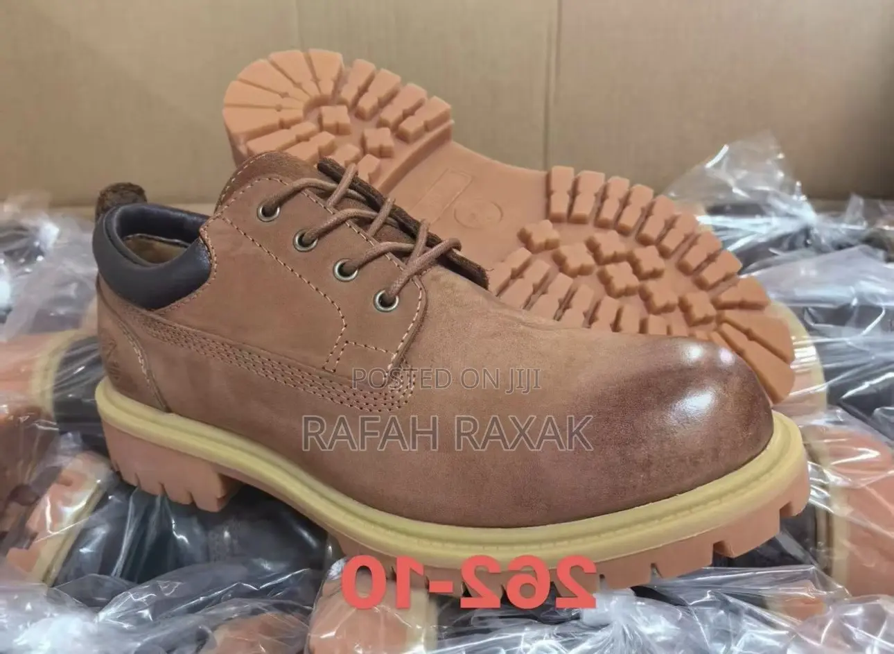 Men’S Brown Timberland Casual Oxford Work Leather Shoes