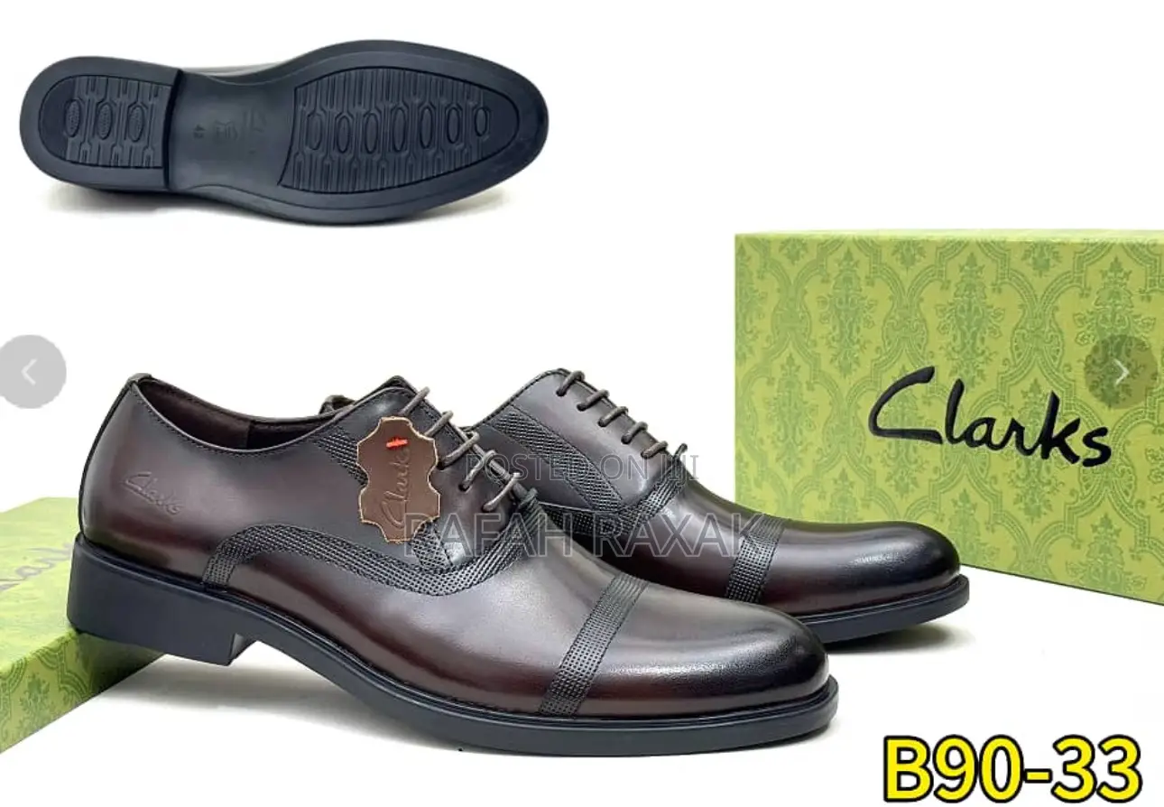 Men’S Coffee Brown Clarks Formal/Gentle Oxford Shoes