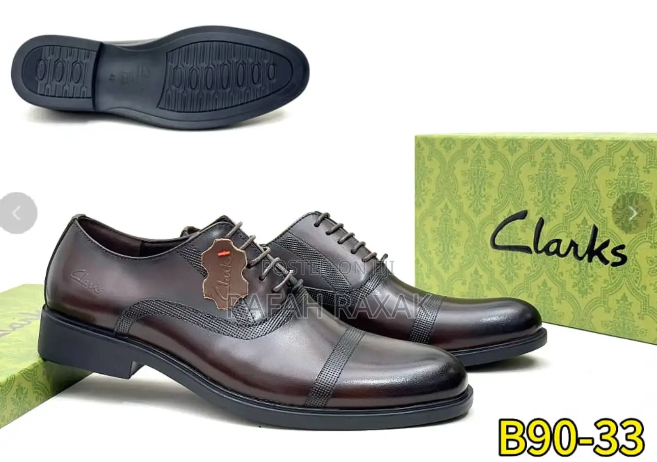 Men’S Coffee Brown Clarks Formal/Gentle Oxford Shoes