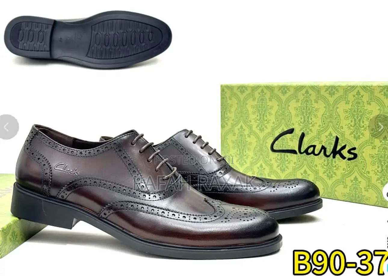 Original Men’S Coffee Brown Clarks Oxford Gentle Oxford Shoes