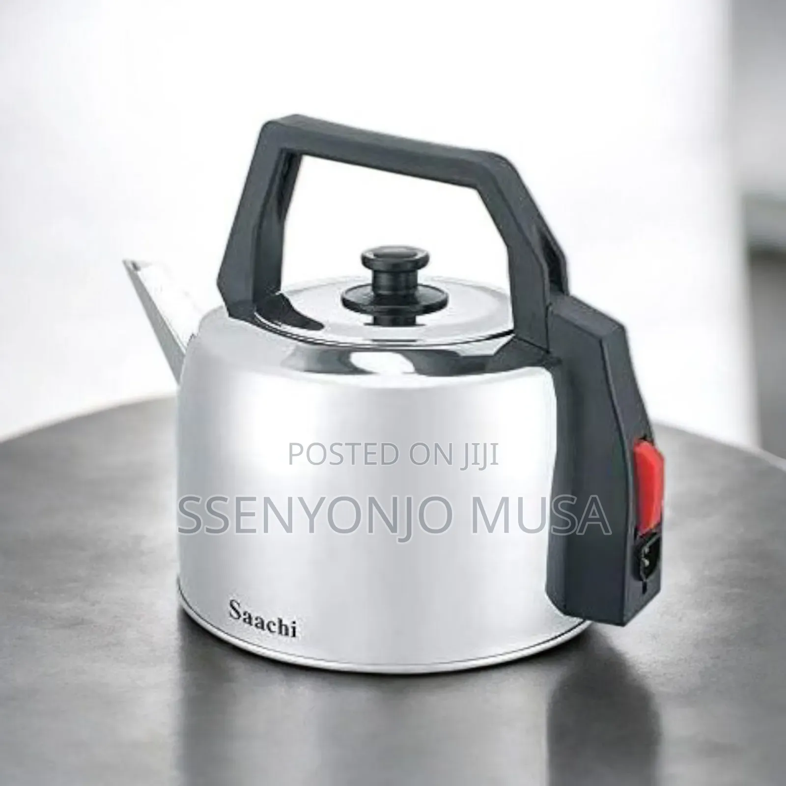 Saachi Mk-7743 3l Electric Kettle-Rapid Boil-Stainless Steel