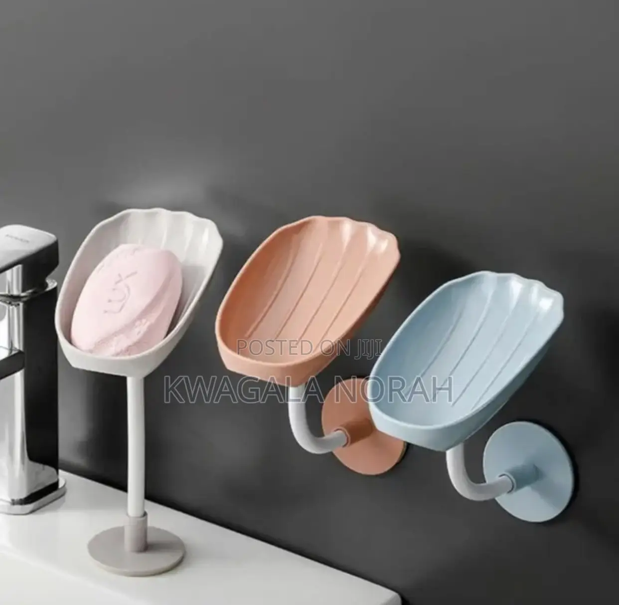 Self Draining Soap Dishes Multicolored
