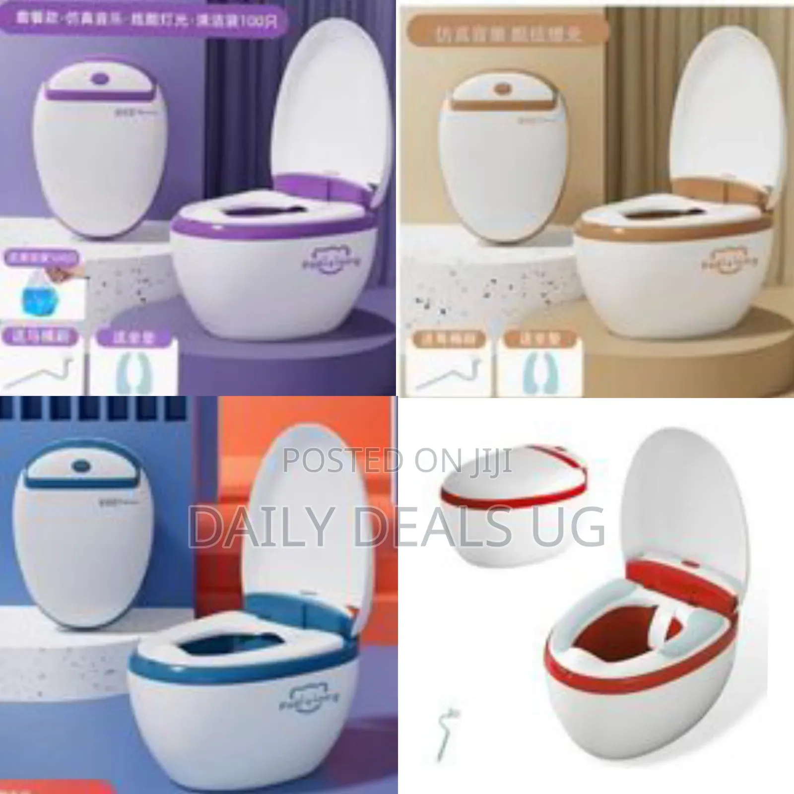 Babies Soft Seat Toilet Trainer, Baby Potty Seat Kit With Lid