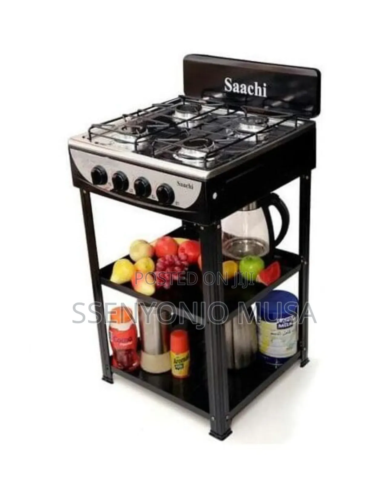 Saachi Nl-Gas-5261 4 Burner Gas Stove - Manual Ignition