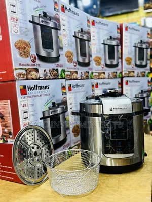 6l Hoffmans Electric Pressure Cooker With Fryer Steamer