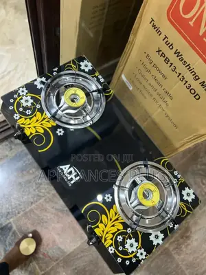 Adh Double Gas Burner,Auto Ignition,Strong Glass, Etc