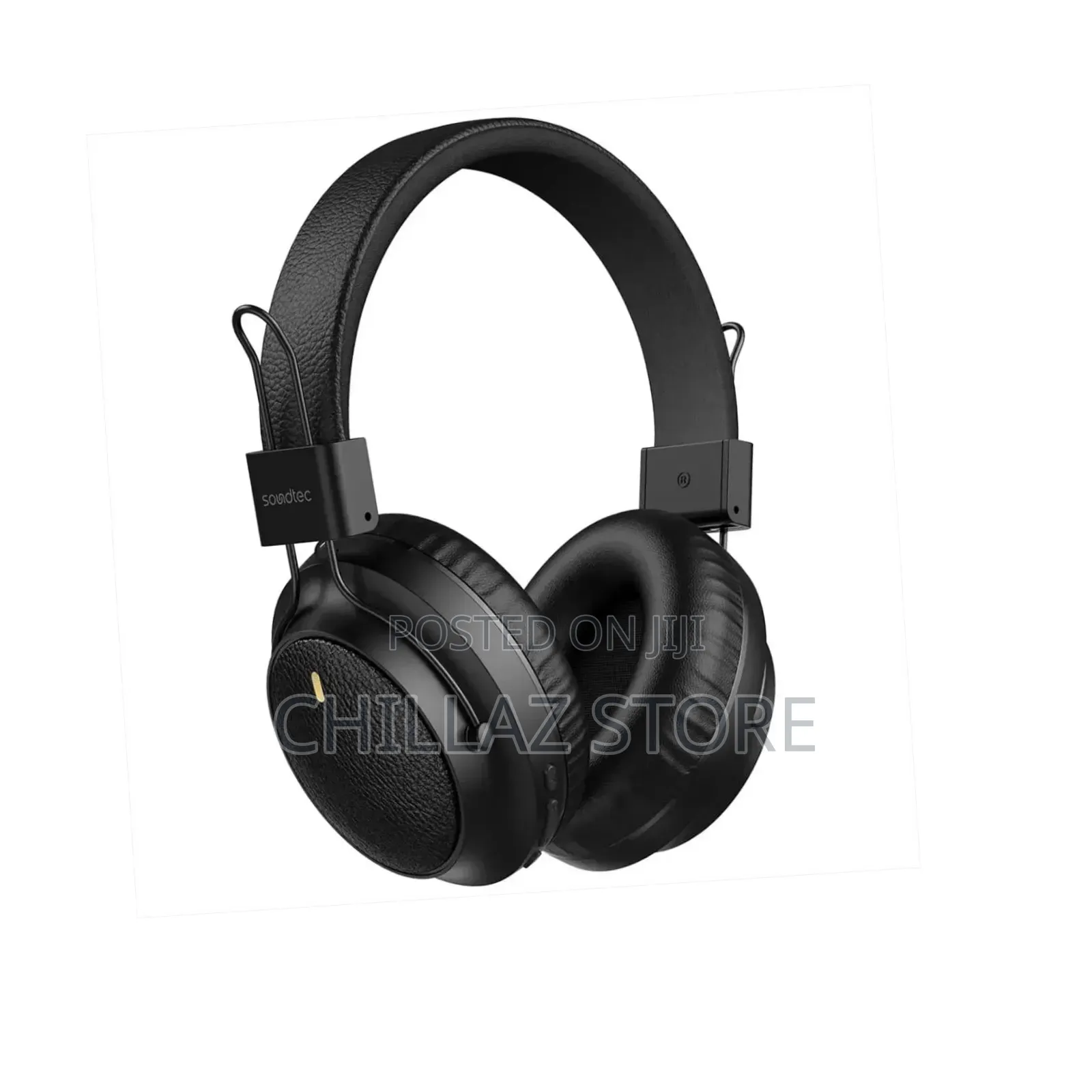 Porodo Soundtec Leather Finish Wireless Stereo Headphones.