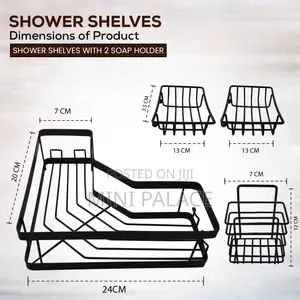 5pc Set Shower Shelves