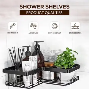 5pc Set Shower Shelves